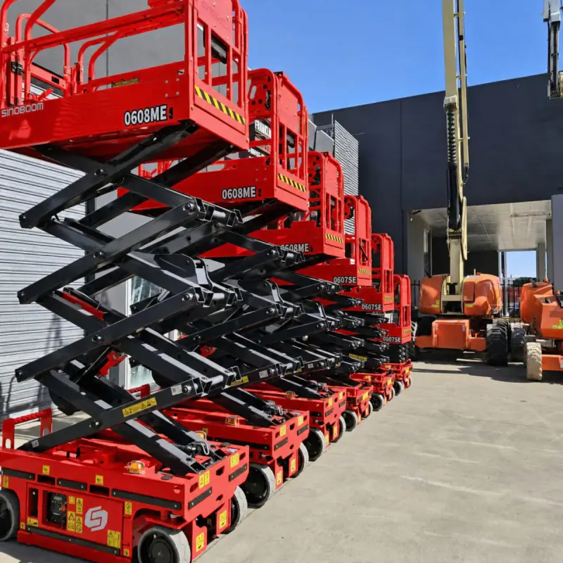 Sinoboom scissor lifts at Franklin Equipment
