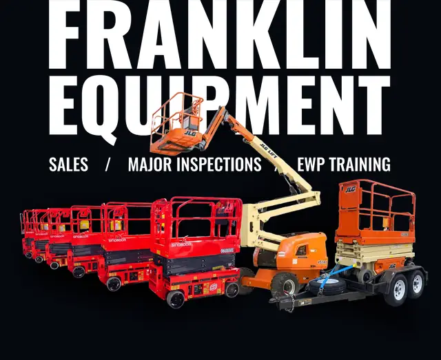 Franklin Equipment - sales, major inspections and EWP training