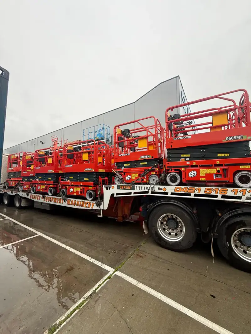 Sinoboom scissor lifts delivery